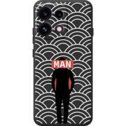 Чорний чохол BoxFace OPPO Reno 16F Man Pattern