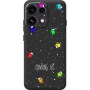 Чорний чохол BoxFace OPPO Reno 16F Among Us Invisible