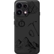 Чорний чохол BoxFace OPPO Reno 16F Mountains
