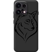 Чорний чохол BoxFace OPPO Reno 16F Wolf