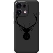 Чорний чохол BoxFace OPPO Reno 16F Deer