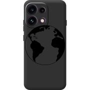 Чорний чохол BoxFace OPPO Reno 16F Earth