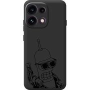 Чорний чохол BoxFace OPPO Reno 16F 