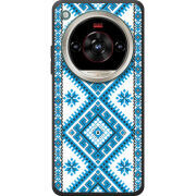 Чохол BoxFace Nubia Focus 2 Ultra Блакитний Орнамент