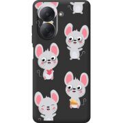 Прозорий чохол BoxFace Xiaomi Redmi A7 с 3D-глазками Mouse