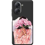 Прозорий чохол BoxFace Xiaomi Redmi A7 Девушка с Пионами
