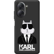Чорний чохол BoxFace Xiaomi Redmi A7 Cat in Black