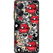 Чорний чохол BoxFace Xiaomi Redmi A7 Rock Graffiti