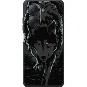 Чорний чохол BoxFace Xiaomi Redmi A7 Wolf