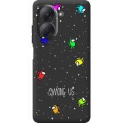 Чорний чохол BoxFace Xiaomi Redmi A7 Among Us Invisible