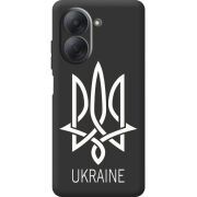 Чорний чохол BoxFace Xiaomi Redmi A7 Тризуб монограмма ukraine