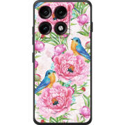 Чохол BoxFace Moto Edge 70 Pro Birds and Flowers