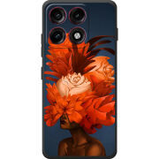 Чохол BoxFace Moto Edge 70 Pro Exquisite Orange Flowers