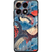 Чохол BoxFace Moto Edge 70 Pro Blue Herb
