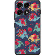 Чохол BoxFace Moto Edge 70 Pro Flying Elephants