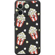 Прозорий чохол BoxFace Xiaomi Redmi Note 17 Pro Max с 3D-глазками Popcorn