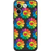 Прозорий чохол BoxFace Xiaomi Redmi Note 17 Pro Max Hippie Flowers