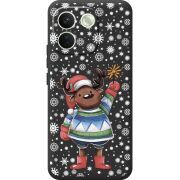 Прозорий чохол BoxFace Xiaomi Redmi Note 17 Pro Max Christmas Deer with Snow