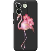 Прозорий чохол BoxFace Xiaomi Redmi Note 17 Pro Max Floral Flamingo