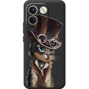 Прозорий чохол BoxFace Xiaomi Redmi Note 17 Pro Max Steampunk Cat
