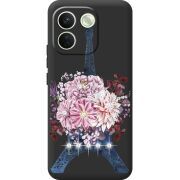 Чохол зі стразами Xiaomi Redmi Note 17 Pro Max Eiffel Tower