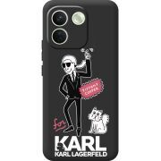 Чорний чохол BoxFace Xiaomi Redmi Note 17 Pro Max For Karl