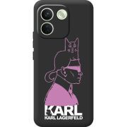 Чорний чохол BoxFace Xiaomi Redmi Note 17 Pro Max Pink Karl