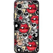 Чорний чохол BoxFace Xiaomi Redmi Note 17 Pro Max Rock Graffiti