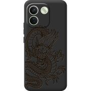 Чорний чохол BoxFace Xiaomi Redmi Note 17 Pro Max Chinese Dragon