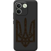 Чорний чохол BoxFace Xiaomi Redmi Note 17 Pro Max Ukrainian Trident