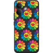 Прозорий чохол BoxFace Poco X8 5G Hippie Flowers