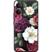Прозорий чохол BoxFace Poco X8 5G Floral Dark Dreams