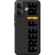 Прозорий чохол BoxFace Poco X8 5G Free Fire Black Logo
