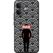 Чорний чохол BoxFace Poco X8 5G Man Pattern