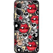 Чорний чохол BoxFace Poco X8 5G Rock Graffiti