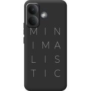 Чорний чохол BoxFace Poco X8 5G Minimalistic