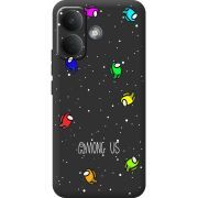 Чорний чохол BoxFace Poco X8 5G Among Us Invisible