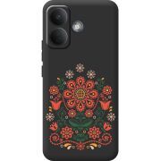 Чорний чохол BoxFace Poco X8 5G Ukrainian Ornament
