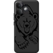 Чорний чохол BoxFace Poco X8 5G Grizzly Bear
