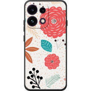 Чохол BoxFace OPPO Reno 16F Line Flowers