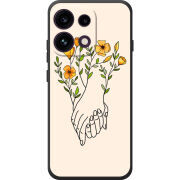 Чохол BoxFace OPPO Reno 16F Flower Hands