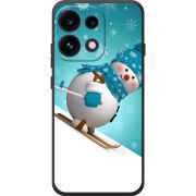 Чохол BoxFace OPPO Reno 16 Pro Skier Snowman