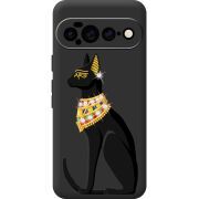 Чохол зі стразами для Google Pixel 11 Pro XL Egipet Cat