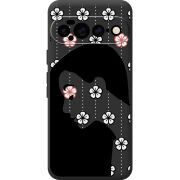 Чорний чохол BoxFace Google Pixel 11 Pro XL Flower Hair