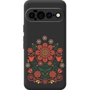 Чорний чохол BoxFace Google Pixel 11 Pro XL Ukrainian Ornament