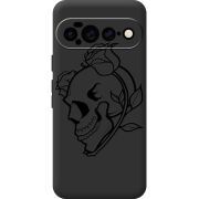 Чорний чохол BoxFace Google Pixel 11 Pro XL Skull and Roses