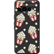 Прозорий чохол BoxFace Google Pixel 11 Pro XL с 3D-глазками Popcorn