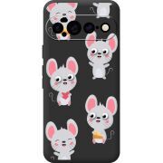 Прозорий чохол BoxFace Google Pixel 11 Pro XL с 3D-глазками Mouse