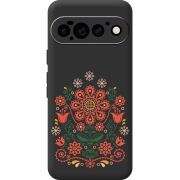 Чорний чохол BoxFace Google Pixel 11 Pro Ukrainian Ornament