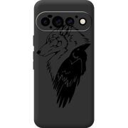 Чорний чохол BoxFace Google Pixel 11 Pro Wolf and Raven